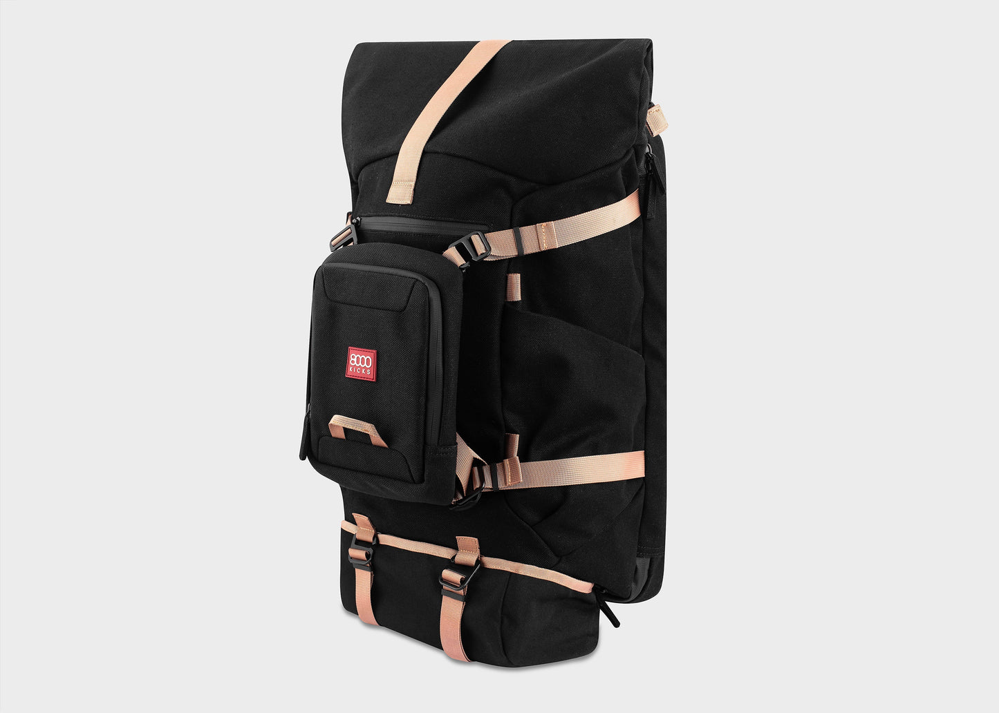 Nomad Rugzak - De 3-in-1 uitbreidbare hennep rugzak voor nomaden