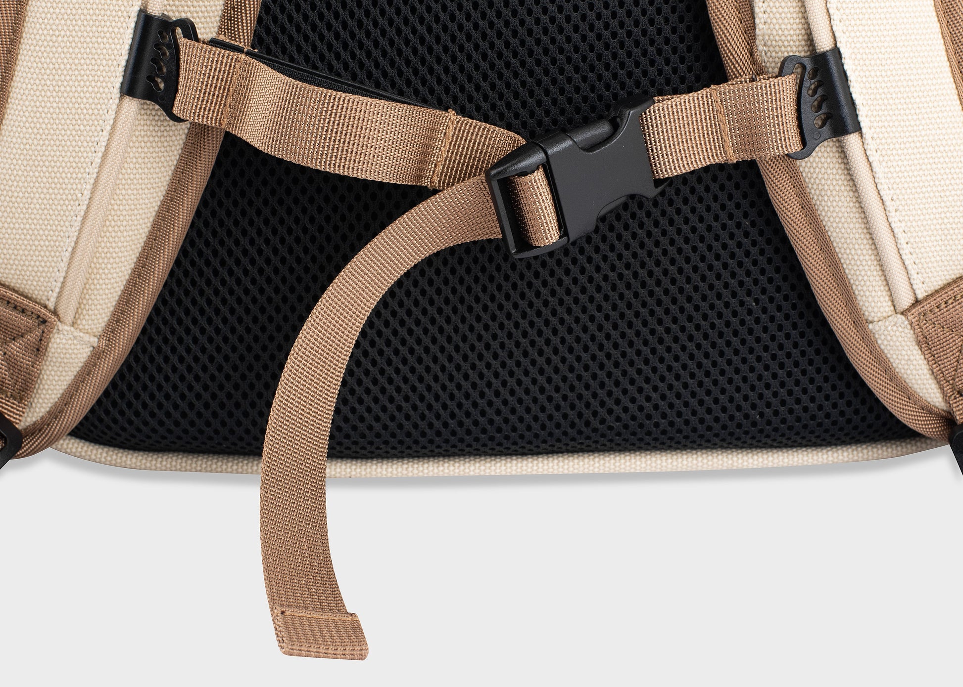 Nomad Rugzak in Beige en Groen