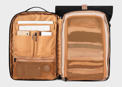 Nomad Rugzak in Beige en Groen