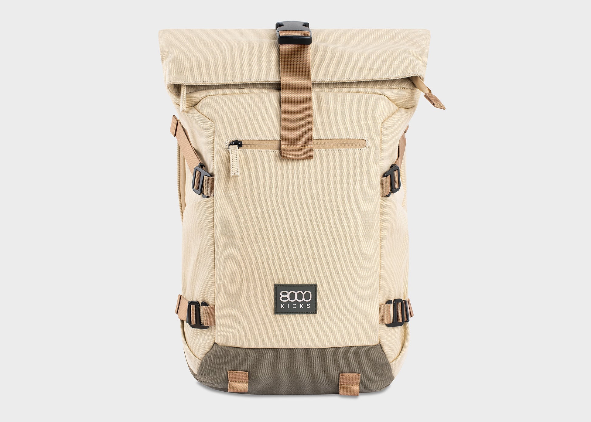 Nomad Rugzak in Beige en Groen