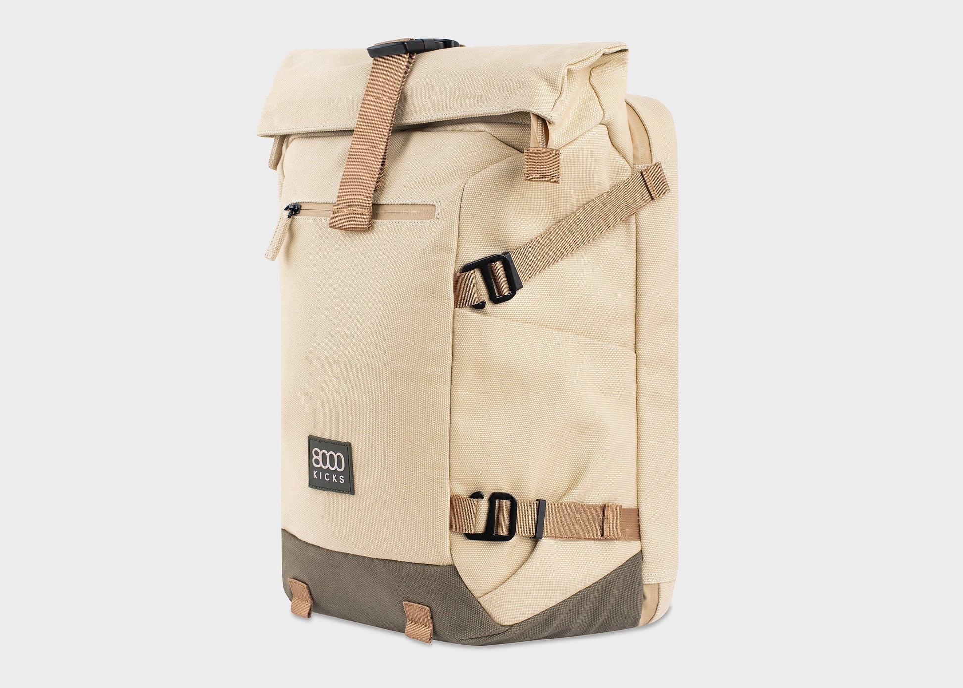 Nomad Rugzak in Beige en Groen
