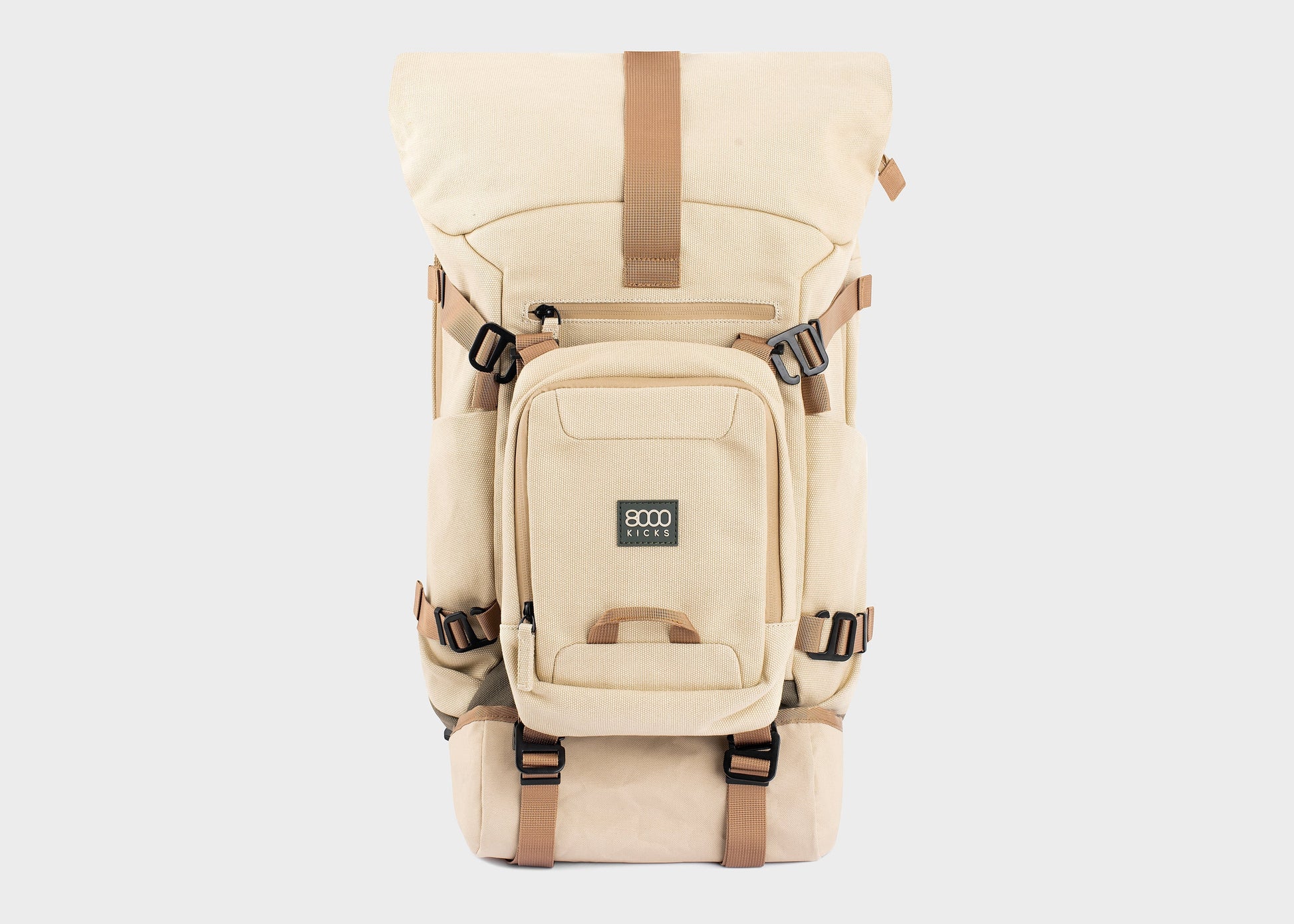 Nomad Rugzak in Beige en Groen